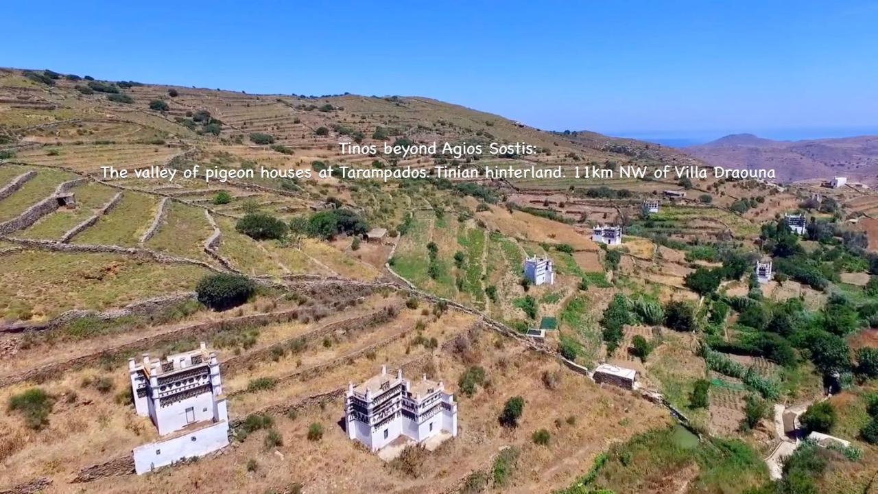 Amazing View Villa Draouna, Agios Sostis, Tinos Agios Sostis  Exterior photo