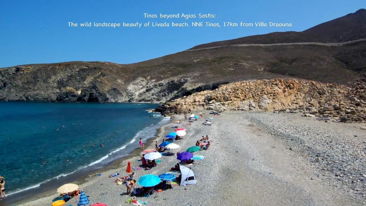 Amazing View Villa Draouna, Agios Sostis, Tinos Agios Sostis  Exterior photo