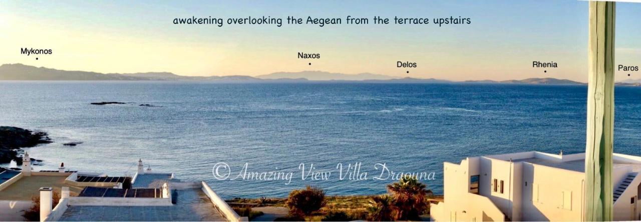 Amazing View Villa Draouna, Agios Sostis, Tinos Agios Sostis  Exterior photo